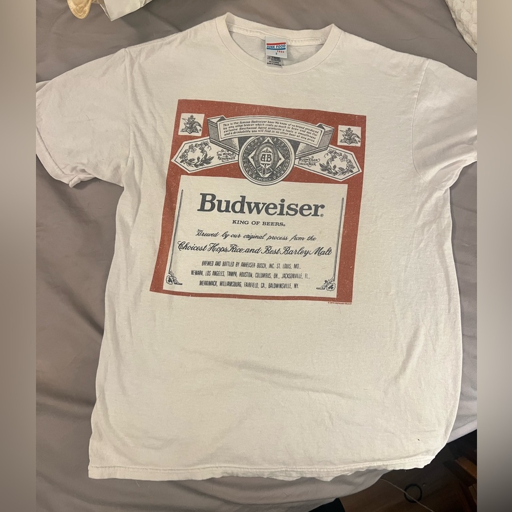 Budweiser King of Beers Cream Label Tee